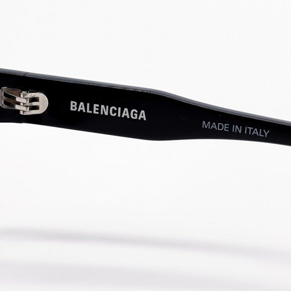 NEW BALENCIAGA EYEGLASSES BB0213O 001 ROUND BLACK WOMEN EYEWEAR BALENCIAGA - Picture 7 of 9